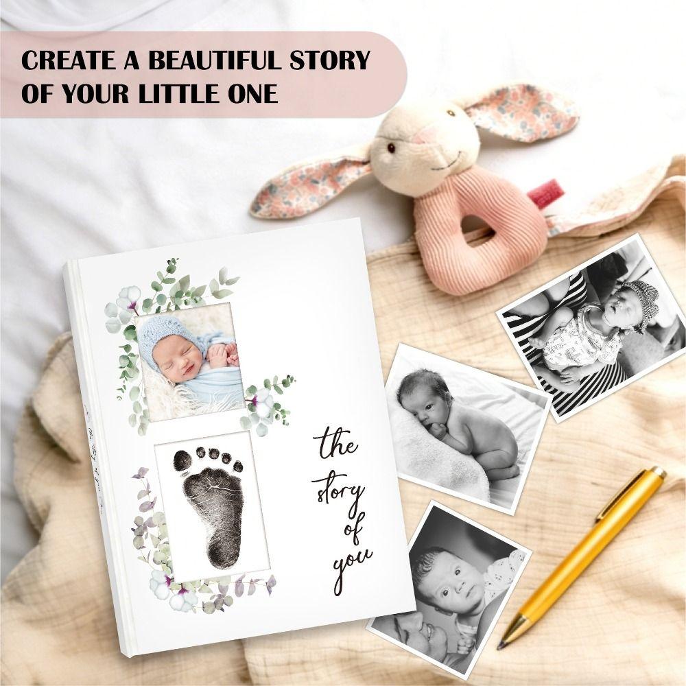 Photo Inserts Baby Milestone Book Simple Design Pregnancy Memory Record Baby Memory Book Keepsake