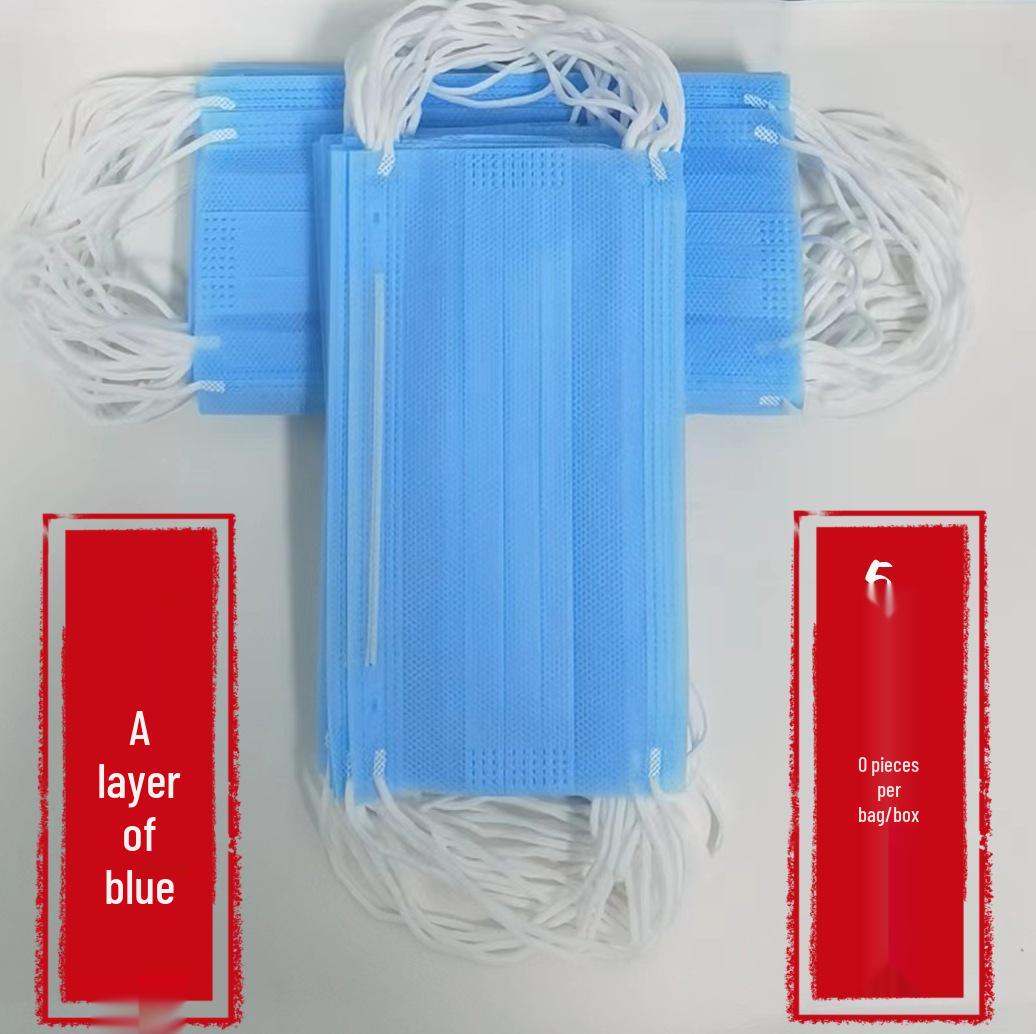 

Breathable Summer Thin Disposable Sunscreen Masks, Single Layer, Black & White, Individually Packaged