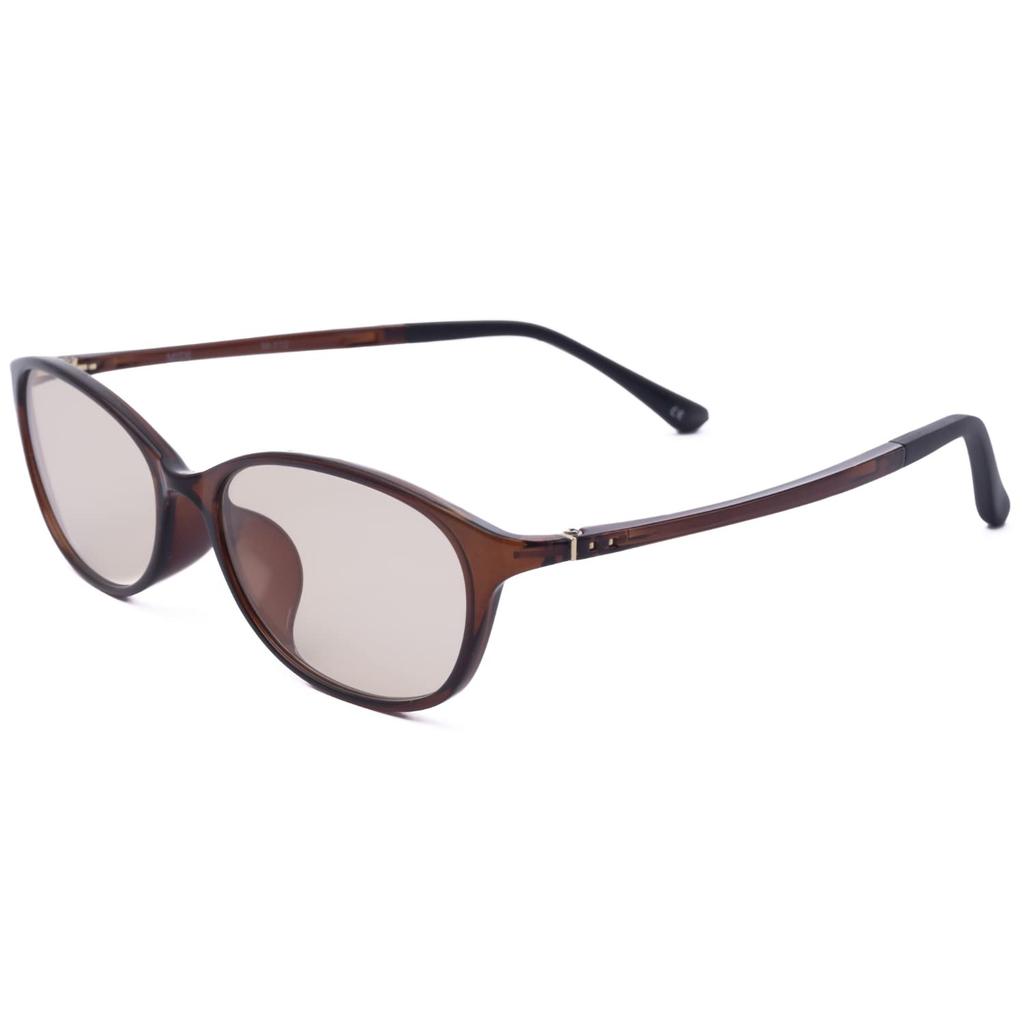 MIDI Sunglasses for UV Designer Day and Night Blue Light Blocking Asian and with Phone Sabae Chocolate Brown Women's Driving, Protection, Round,