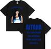 Sängerin Aitana Cuarto Azul Album Tour T-Shirt 2026 Sommer Neu Unisex Damenmode Lässig 100% Baumwolle Ästhetisches Oversized T-Shirt