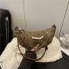Denim Bag Women's New Trendy Niche Commuter Shoulder Bag Casual Trendy Brand Popular Messenger Croissant