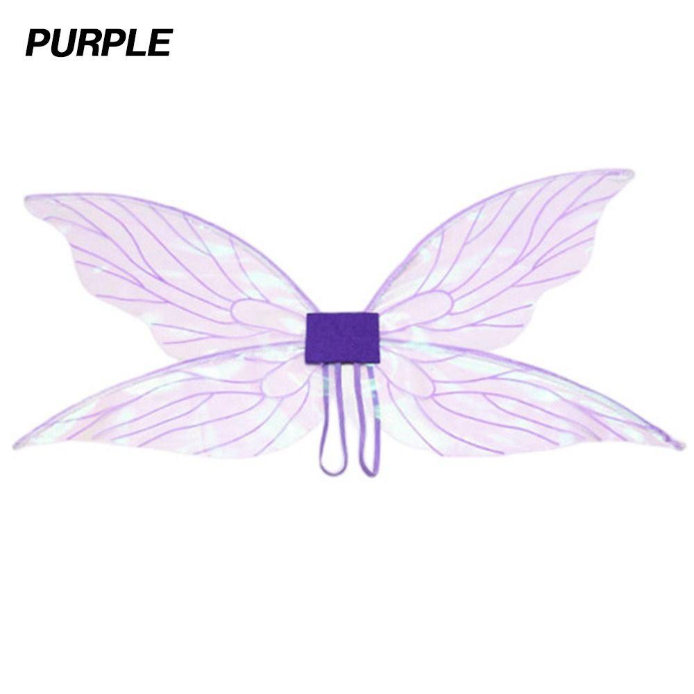 New Gift Girls Fairy Wings Costume Accessories Party Favor Cosplay Costume Dress-Up Wings Butterfly Cicada Wing Fairy Wings