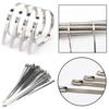 10/25Pcs 304 Stainless Steel Metal Cable Ties Exhaust Wrap Coated Locking Metal Zip-Exhaust Multifunctional Locking Cable Ties