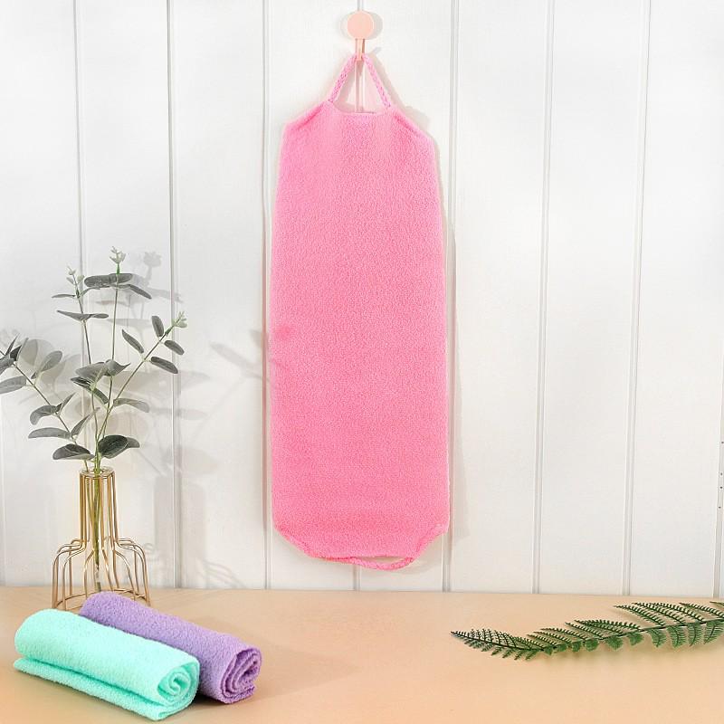 Korean-Style Elastic Nylon Exfoliating Back Scrub Towel