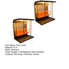 New York Train Lamp Retro LED Ambient Light with Hidden Button 3D Printed Desktop Night Light for Shelf Nightstand Decor