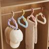2PCS Dopamine Scarf Tie Hanger Colorful Bag Hanging Rack Space Saving Hat Storage Hanger  Home Use
