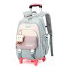 Kids' Waterproof Stair-Climbing Rolling School Backpack