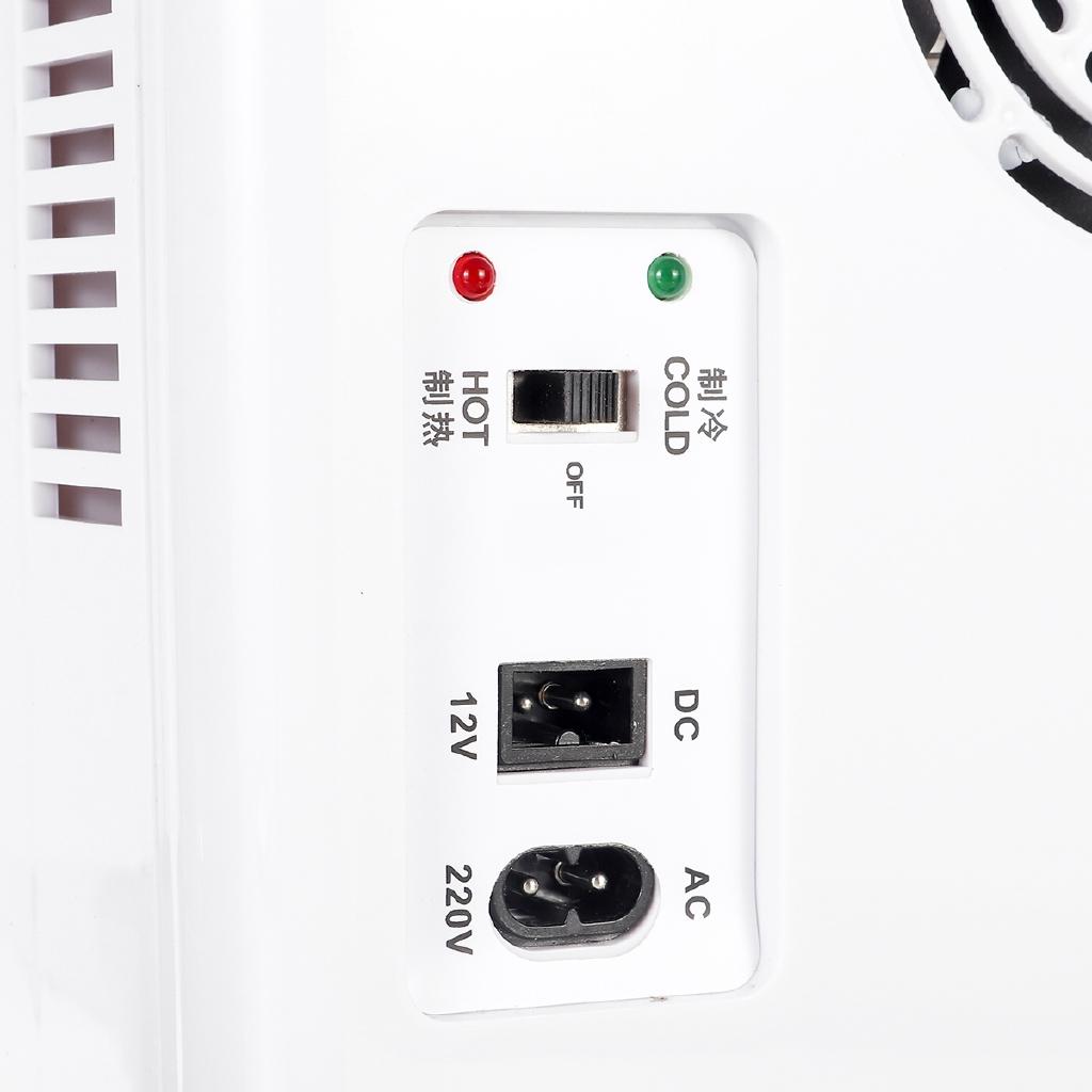 10L 12V Refrigerator Home Car Fridge Mini Freezer Portable Ultra Quiet Cooling Heating Box Fridge for Travel Camping