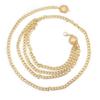 Metal waist chain, women's dress, ins style popular decorative chain, adjustable waist belt