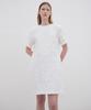 Leuba Flower-Jacqaurd Mini Dress - Off White