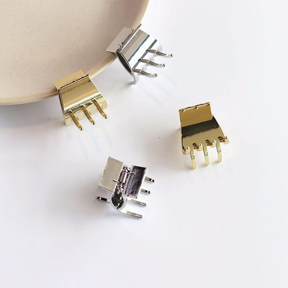 Sweet Simple Korean Zinc Zinc Alloy All-match Female Hair Accessories Hair Clip Grasping Clip Metal Hair Claw
