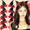 2/4Pcs Halloween Bat Wing Hair Clips Women Lolita Bat Devil Wings Shape Barrettes Gothic Spicy Girls Photo Prop Costume Hairpins
