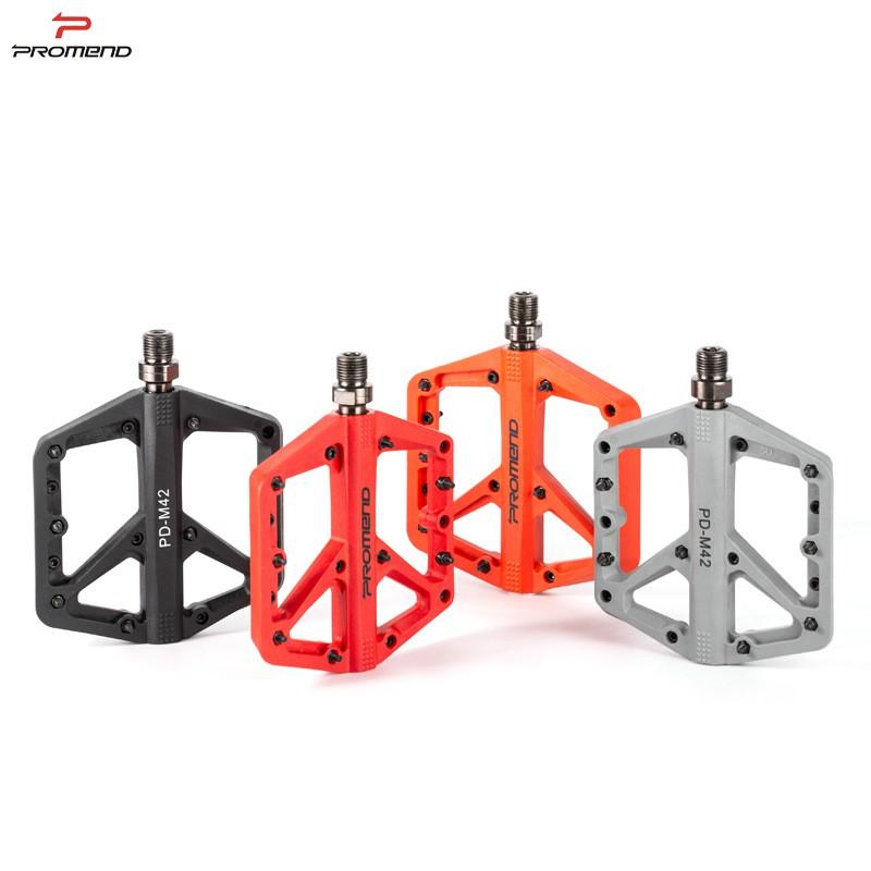 10-Color Mountain Bike Pedals With Nylon Body DU Bearing MTB Road Cycling Accessories