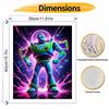 Disney Buzz Lightyear Oil Paint by Numbers Painting Kit Hand Painted Home Decor Gift