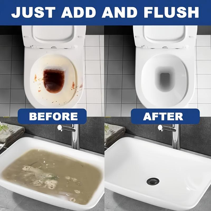 Household Drain Pipe Quick Unblocking Agent, Household Cleaner, Automatic Unblocking, Easy to Operate Suitable for Use in Various Hous