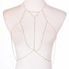 Retro Link Chain Bra Multilayer Sexy Beach Bikini Necklaces Body Chain Jewelry
