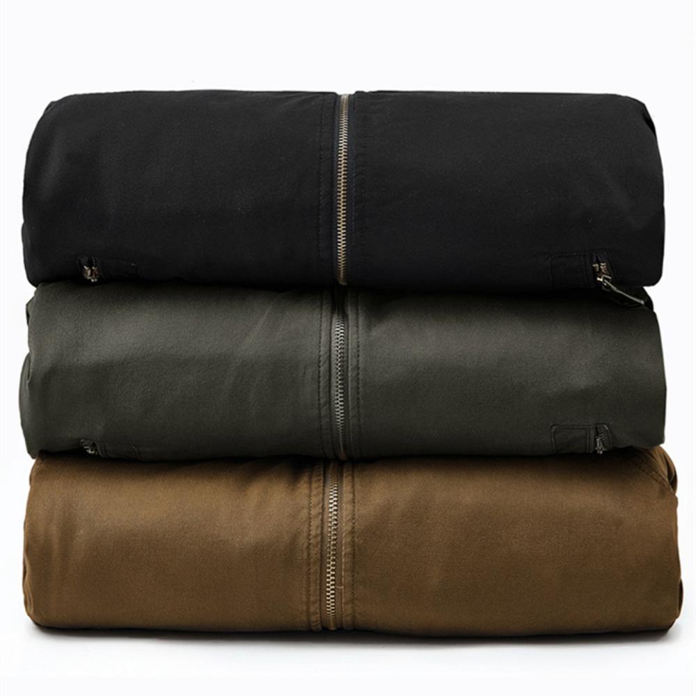 Winter New Fleece Thick Warm Pilot Jacket Men Fashion Casual Windproof Coat Men Autumn Outwear Outdoor Fur Collar Jacket Men