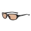 Black Frame Circle Sunglasses With Uv400 Protection For Outdoor Sports And Fashion