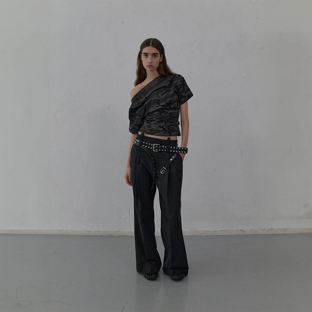 LCDC™ Belted Tailored Trousers (Black)