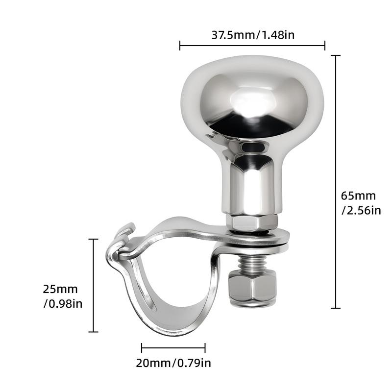 Stainless Steel 316 Steering Wheel Knob Auxiliary Boosters Ball Handle Boat Accessory Steering Wheel Truck Boat Yacht Hardware