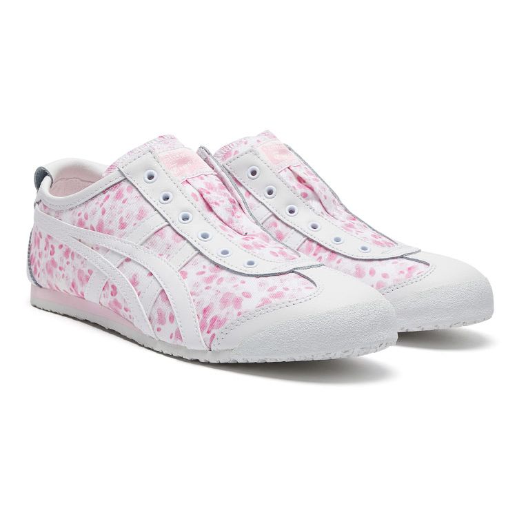 ONITSUKA TIGER Mexico 66 Slip Resistant Durable Low Top Sneakers Unisex Sneakers White Pink 1183b709-701
