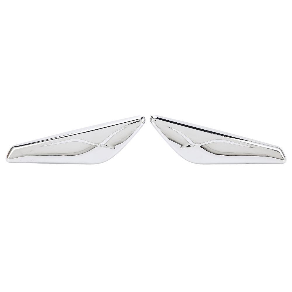 2PCS Sliver Front Wing Panel Molding Trim for X3 F25 / X4 F26 2013‑2017 Wing Panel Trim Swap