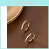 Elegante und luxuriöse Diamant-Ohrklemmen für Damen, hypoallergen und hochwertige Ohrdekorationen