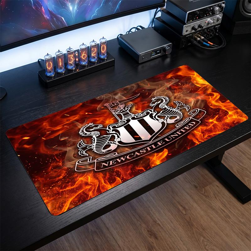 Tappetino Mouse Grande Stampa Calcio Newcastle United, Tappetino Esteso Antiscivolo per Scrivania da Gioco per Ufficio Casa
