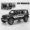 1/22 Jeeps Wrangler Rubicon Legierungsmodellauto Spielzeug Diecasts Metallguss Rückzug Sound und Licht Auto Spielzeug für Kinder Fahrzeug