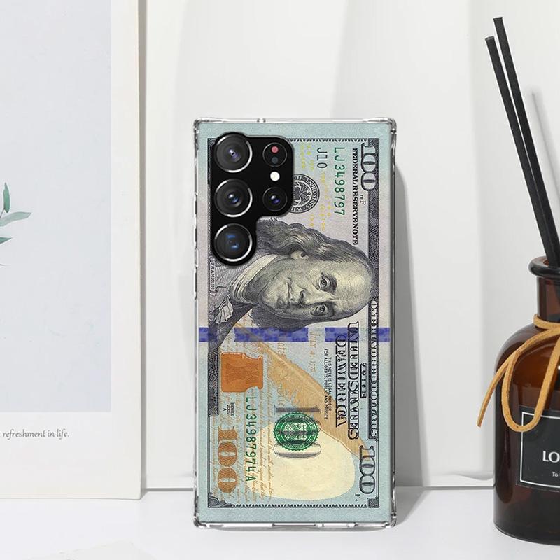 Banknote Dollar Cash Money Phone Case For Samsung Galaxy S26 S25 Edge S24 FE S23 S22 Ultra S21 Plus S20 + Art Fundas Back Cover