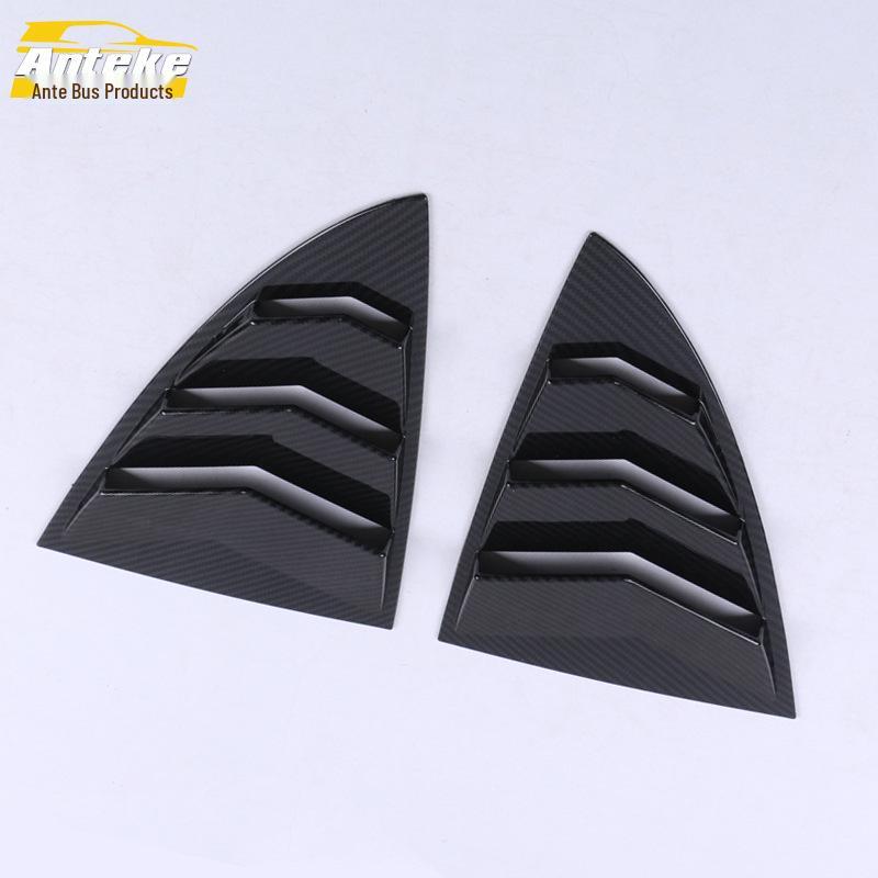 19 Model 3 Rear Window Louver Decorative Panel - Anti-Scratch Side Accessory