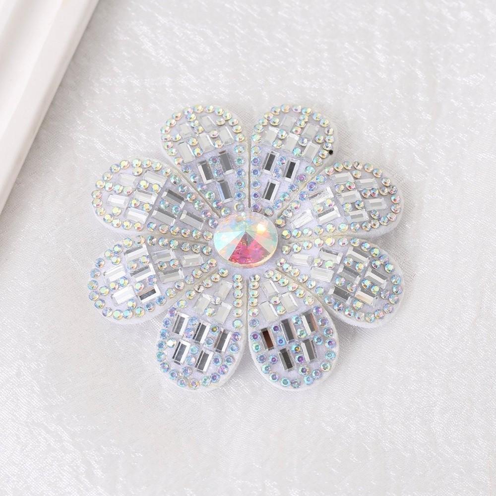Rhinestone Embellished Non-Woven Fabric Flower Patches Plum Blossom Patches  Home Decor