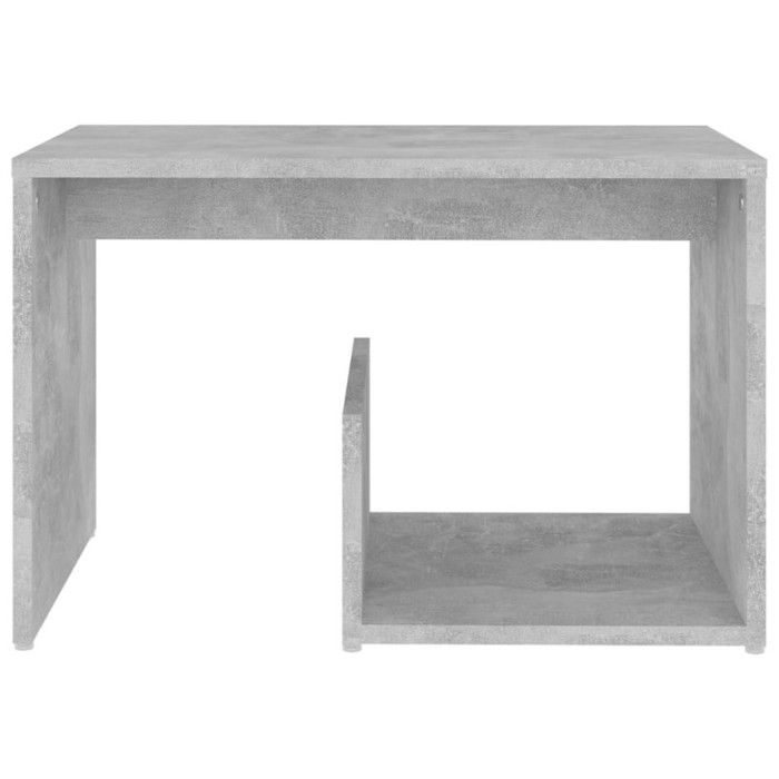 VidaXL Side Table Concrete Grey 59x36x38 Cm Chipboard