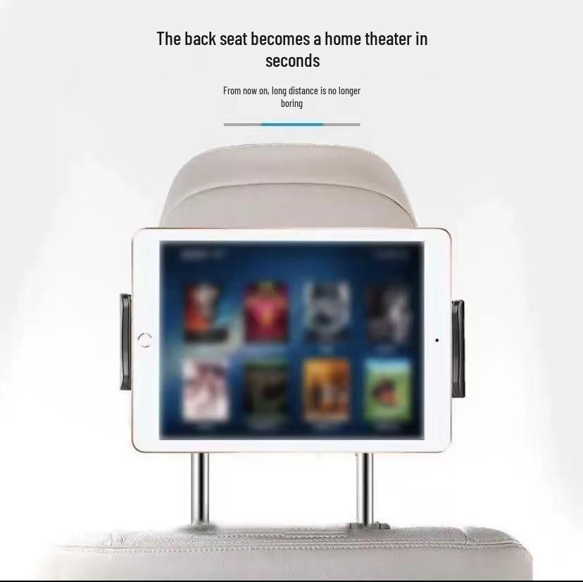 Adjustable Car Backseat Phone & Tablet Holder for Hands-Free Viewing
