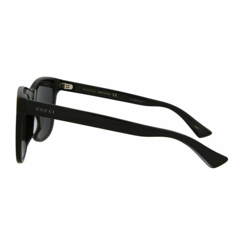 Gucci Square Frame Panel Minimalist Sunglasses Black