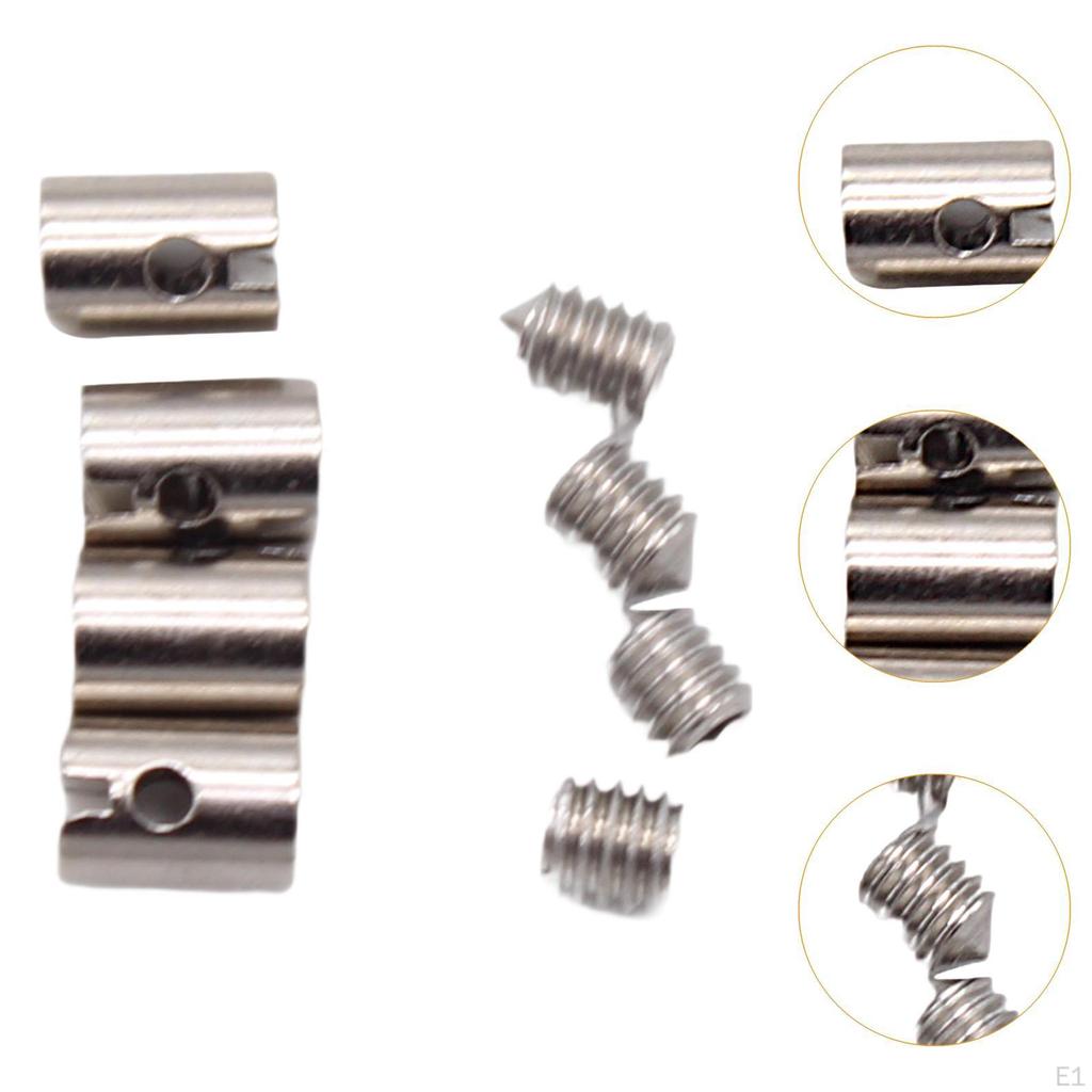 4 Set Throttle Cable Ends Repair Kit Directly Replace Easily Install Solderless
