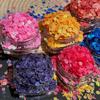 Crushed Diamond Starry Sky Nail Art Sequins: Fine Powder Hexagonal Glitter for Frosted, Colorful Quicksand DIY Creations