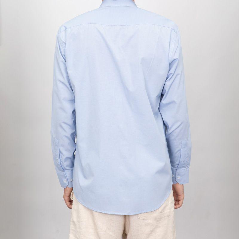 Chemise bleu ciel texturée coton Homme BILL TORNADE