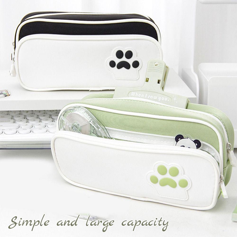 

Сумка для канцелярских принадлежностей большой емкости на молнии, модная сумка-карандаш для детей