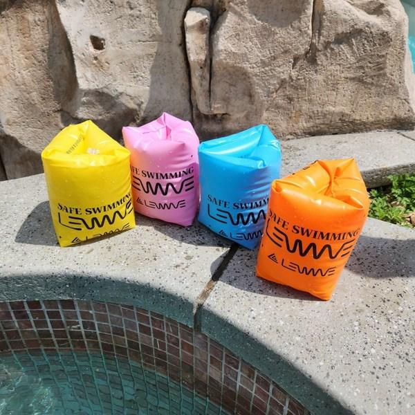 Seasonal Roll-up Arm Tube Adult/Children 2P, Orange, 2 Sets, Korean Water Fun Items