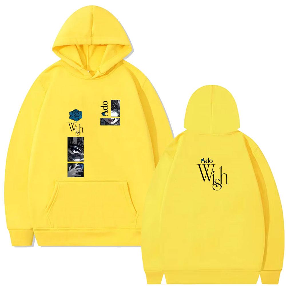 Singer Ado Kyougen Graphic Hoodie World Tour Hibana Merch Hooded Sweatshirt Men's Women's Fashion Japanese Style