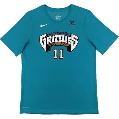 X NBA Kollaborations-T-Shirt Dri-Fit Mike Conley Vancouver Grizzlies Throwback Rundhalsmode Weich Kurzarm Kinder Tops Blau 9Z2B7BBPK-GRIMC