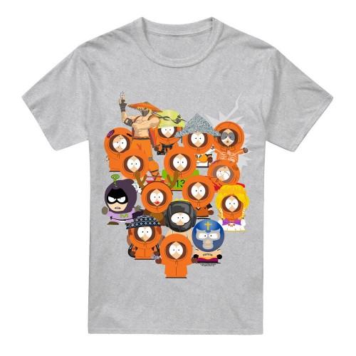 South Park Maglietta da uomo con molte facce di Kenny