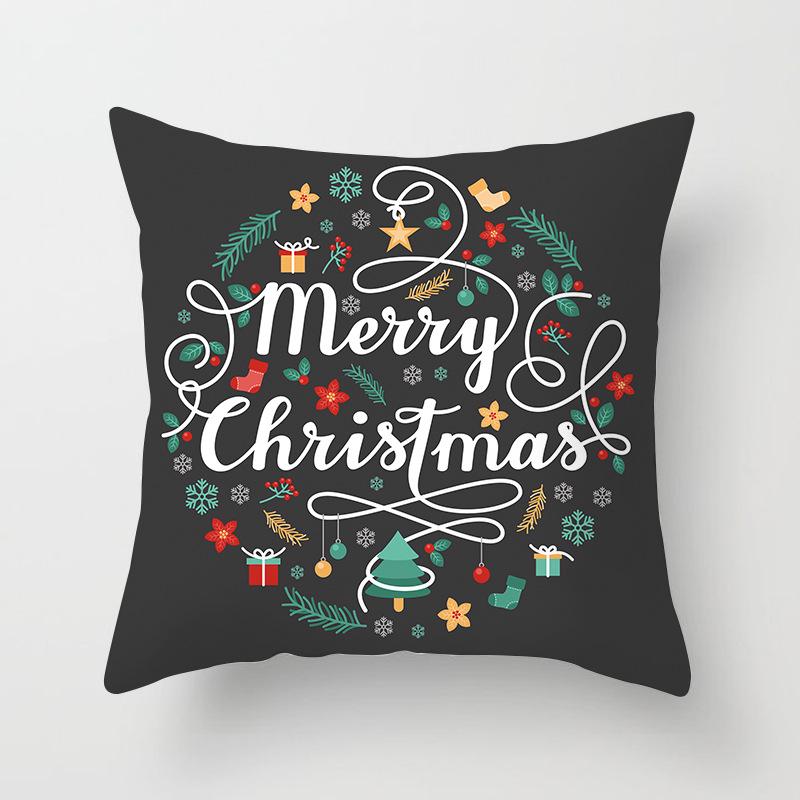 Home Furnishings Christmas Simple Sofa Pillow Cases