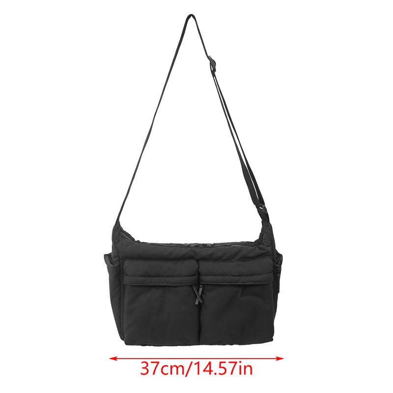 Casual Multi-Pocket Messenger Bags For  Nylon Shoulder Bag Large Handbags Travel Shopping Tote Purse