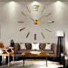 Große 3D-Wanduhr Leuchtend Klassische Wanduhren DIY Digitale Uhr Wanduhren Aufkleber Stille Uhr für Zuhause Wohnzimmer Tisch