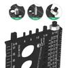 Imperial Standard Screw Size Measuring Ruler Metric Size Bolt Gauges Measuring Tool  Industrial Use