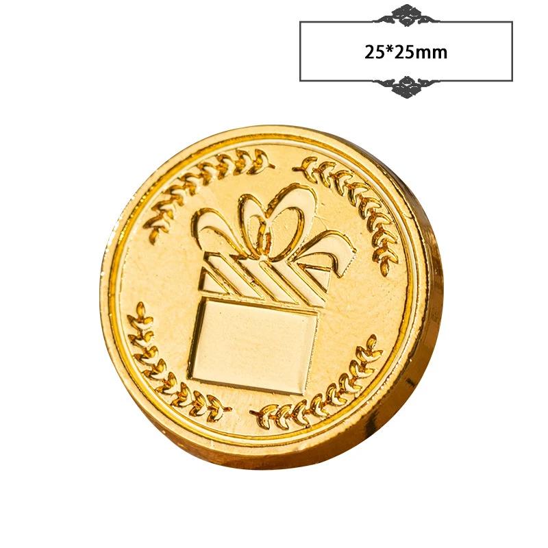 Christmas Wax Seal Stamps Sealing Wax Vintage Sello Candy Retro Envelopes Sealing Stamp Head Wedding Invitations Cards ZT0109