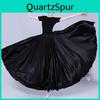 Skirt Satin Belly Degree 360 Dance Women Gypsy Long Skirts Dancer Practice Wear Assorted Solid Purple Gold Dance Skirt