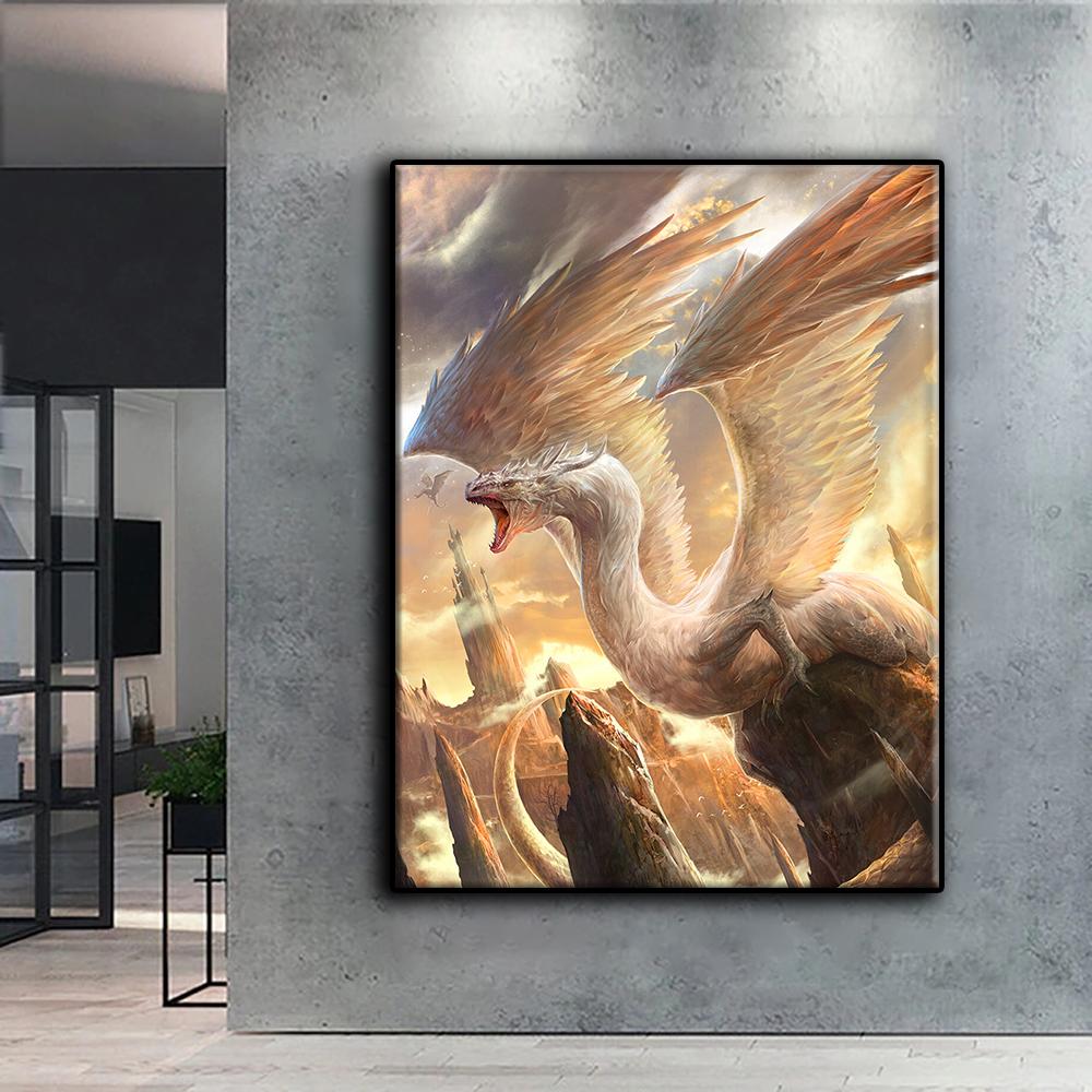 Cross Stitch Kit DIY Diamond Embroidery European Dragon Diamond Painting Home Decor
